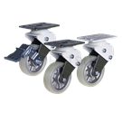 GSST shock absorbing caster forged body