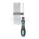 16 in 1 soft handle ratchet telescopic precision screwdriver set SD-9816