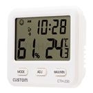 Thermometer and Hygrometer (Time Display, Time Reporting, Alarm Clock Function) CTH-230