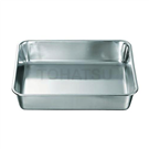Stainless Steel Square Tray 18-8 Tray No. 21　ABT-01-21