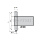 B-1528-B B-528-B 3-tube processing hinge