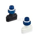 Double corrugated oval vacuum cup VVG