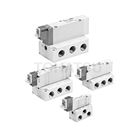 SY3000 SY5000 SY7000 Series 5-way solenoid valve, base piping type