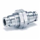 KQG2E Series Panel Mount Female Thread Straight Connector