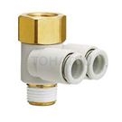 KQ2ZF Series Bifurcated Universal Internal Thread Joint (Sealant)