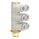 KQ2ZT Series Three-branch Universal L-type Joint (Sealant)