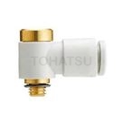 KQ2VS Series Hexagonal Hole Universal L-Type Joint (Gasket Seal)