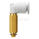 KQ2W Series Long L-Type Connector (Gasket Seal)