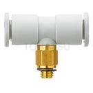 KQ2T Series 2-Port T-Connector (Gasket Seal)