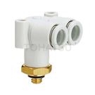 KQ2LU Series Branch L-Type Connector (Gasket Seal)