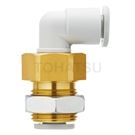 KQ2LE Series L-Type Connector for Bulkhead