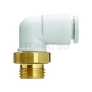 KQ2L Series L-Type Connector (Sealing Ring Seal)