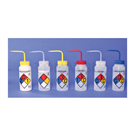 Colored washing bottle (PE safety switch design)