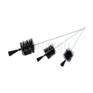 Brush for Bottle Washing Black Hog Bristles Steel Handle Size No. 1　TBP-T1J