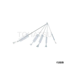 Brush for Syringe PBT Hair Stainless Steel Handle for 20cc　TBS-S20P