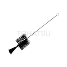 Brush for Test Tube Black Hog Bristles Steel Handle　TBT-T1J