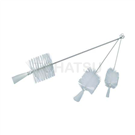 Brush for Bottle Washing Nylon Hair Stainless Steel Handle Size No. 1　TBP-S1N