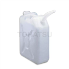 Plastic Bucket Waste Liquid Collection Container Square Type White 20L without Funnel