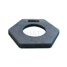 Triangular cone weighted rubber ring (6KG) FC-03