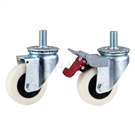 CQNQ Series Medium Load Nylon Galvanized Bolt-On Casters (4-6 Inch)