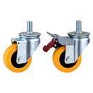 CQNC Series Medium Load PU Galvanized Bolt-On Casters (4-6 Inch)