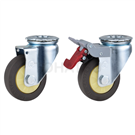CQND Series Medium Load TPR Galvanized Hollow Caster (4-6 inches)
