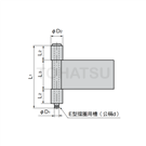 B-1543-B B-543-B 3-tube processing hinge