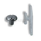 Anti-theft half round head screw (no hole) B-1129
