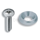 Brass/Stainless Steel Half Round Pan Head Phillips Screw (with Pan Head Washer) C-1029