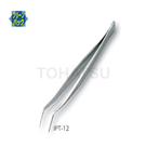 Normal Tweezers Flat Stainless Steel　IPT-12