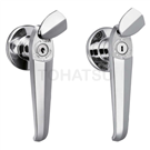 Automatic locking waterproof handle