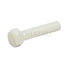 Plastic Hexagon Slotted Screws (PA6) SBTEPA6M