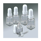 Pipette Bottle (Square Glass) 120mL White
