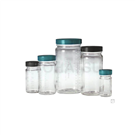 Qorpak® Clear Straight Glass Sample Bottles with Graduation