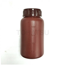 Brown plastic wide mouth bottle (made in Taiwan)