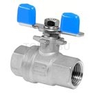 Two-piece butterfly handle internal thread ball valve BBVF-2P