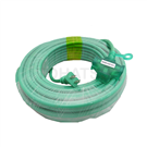 Cross type three plug extension cord