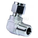Double-piece bite-in elbow male joint ME