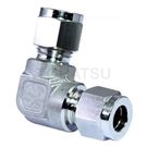 Double-piece elbow union UE