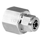 Fast straight female connector VFC