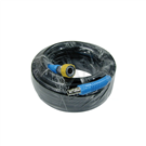 Yarn clamping air compressor hose (with connector, black)