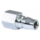 Single closed male female quick connector PF