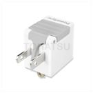 3P to 2P labor-saving power adapter (white)
