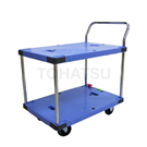 DSK-304B2 Resin Micro-sound Double-layer Trolley (with brake)