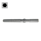 Hexagonal screwdriver bit