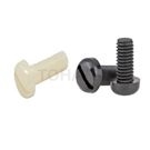 Plastic round head slotted screws (PA Imperial) HDPA
