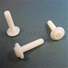 Plastic flange slotted screw (PA) DKSPAM