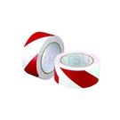 Red and white warning tape