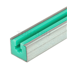 PE single row chain guide with C-shaped groove rail CGC