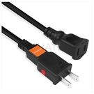 2P overload power-off relay extension cord (black)